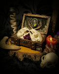 handmade gothic witch wall decor dark romantic floral