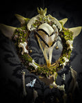 Witch Bell — handmade protective witch bells, made to order. Unique ritual charm with metal bells, bones and symbolic elements, designed for doorways, altars and ritual spaces. Handcrafted occult decor by Morbid Oddities