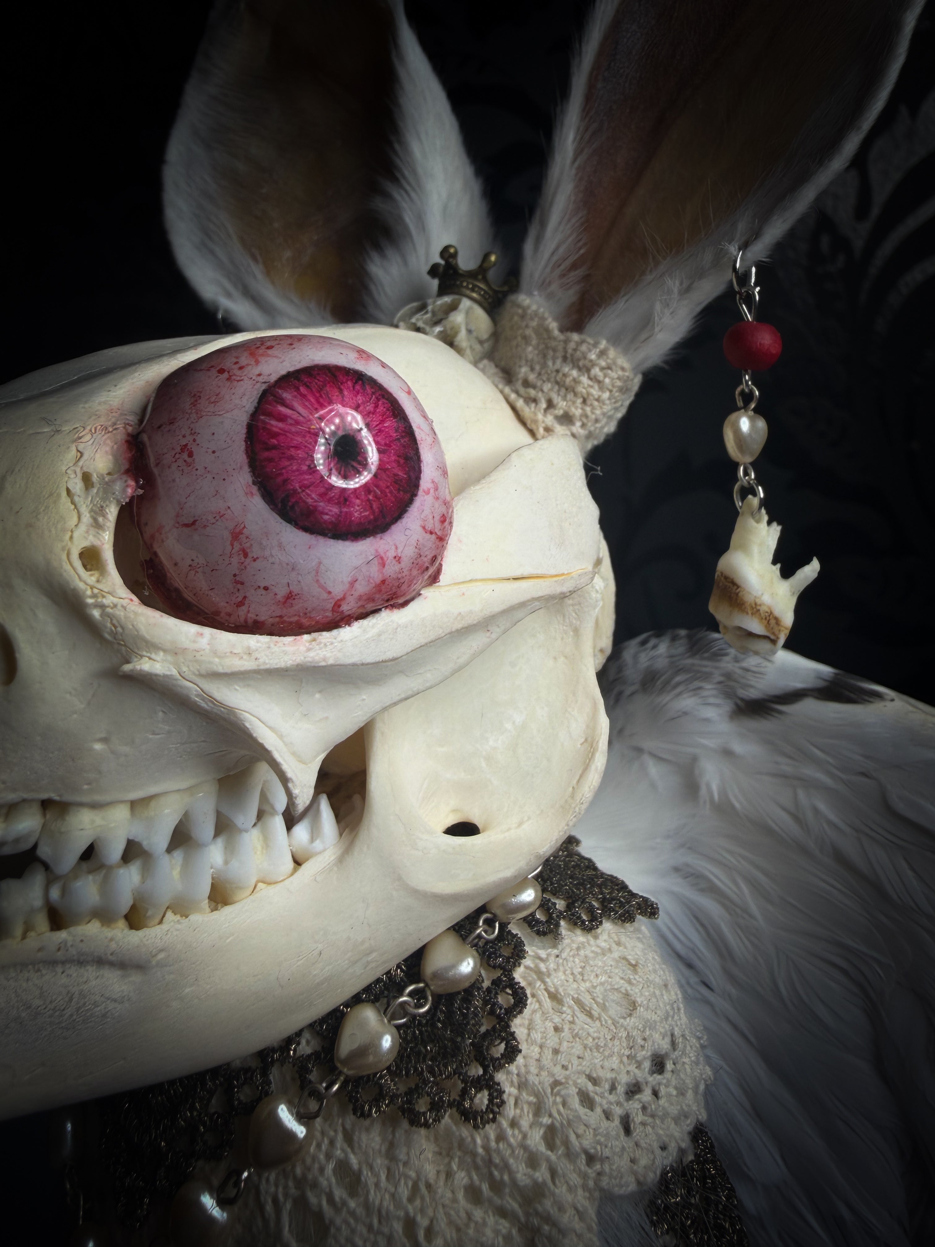 Handmade gothic art doll — one-of-a-kind Silent Companion puppet, custom made to order, original character concept by Morbid Oddities