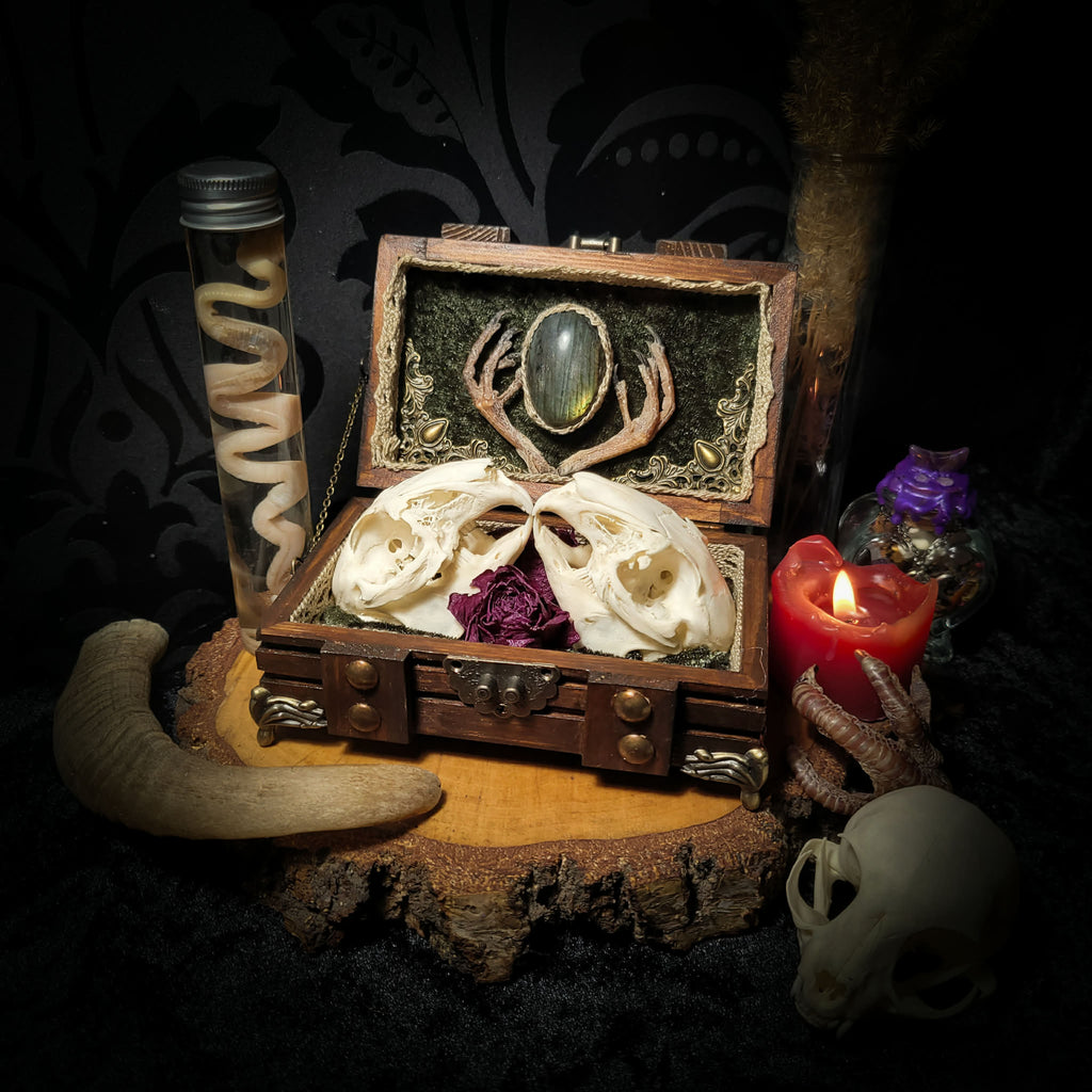 handmade gothic witch wall decor dark romantic floral